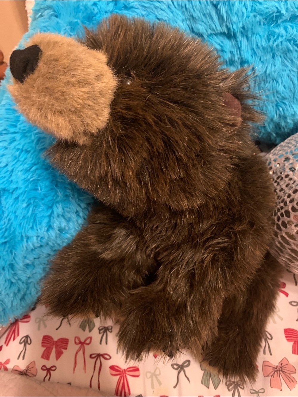 Disney BEARS movie Brown Plush Teddy Bear (amber, scout)